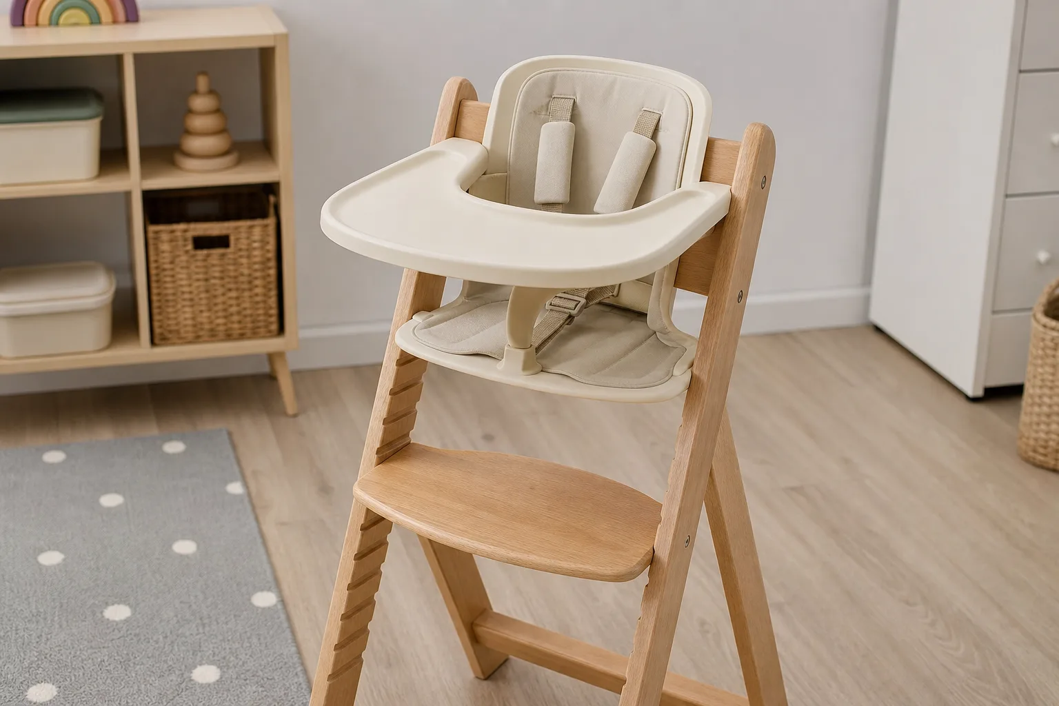 Hochstuehle fuer selbststaendiges Essen nutzen: Grundlagen fuer Babys und Kleinkinder