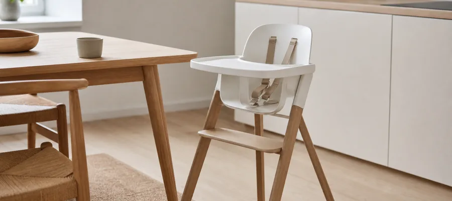Hochstuehle im skandinavischen Wohnstil: Schlichte Designs fuer moderne Familien