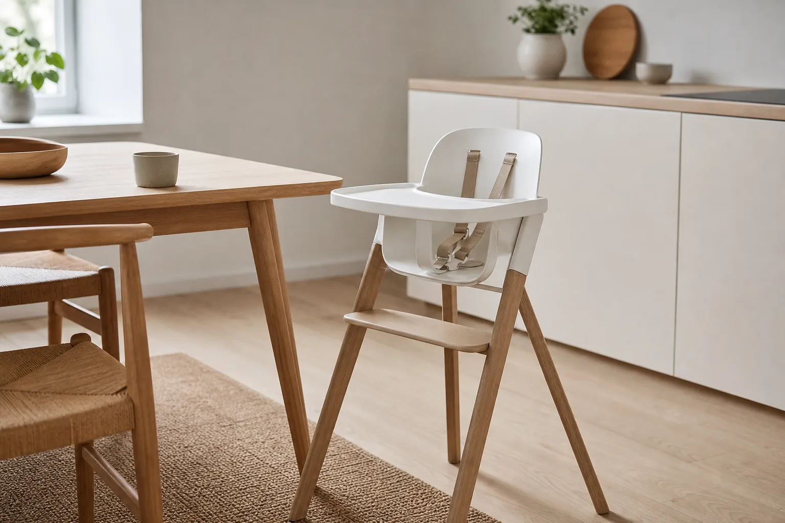 Hochstuehle im skandinavischen Wohnstil: Schlichte Designs fuer moderne Familien